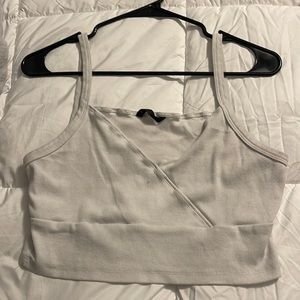 SHEIN white crop top